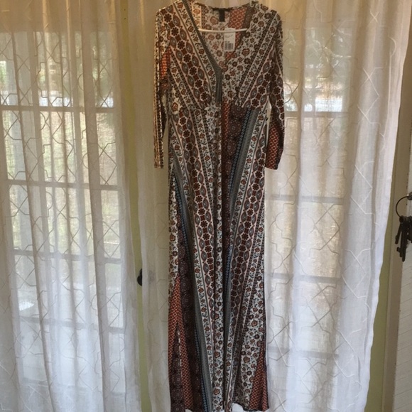 Forever 21 Dresses & Skirts - NWT Gorgeous Long Modest Forever 21 Fall Dress